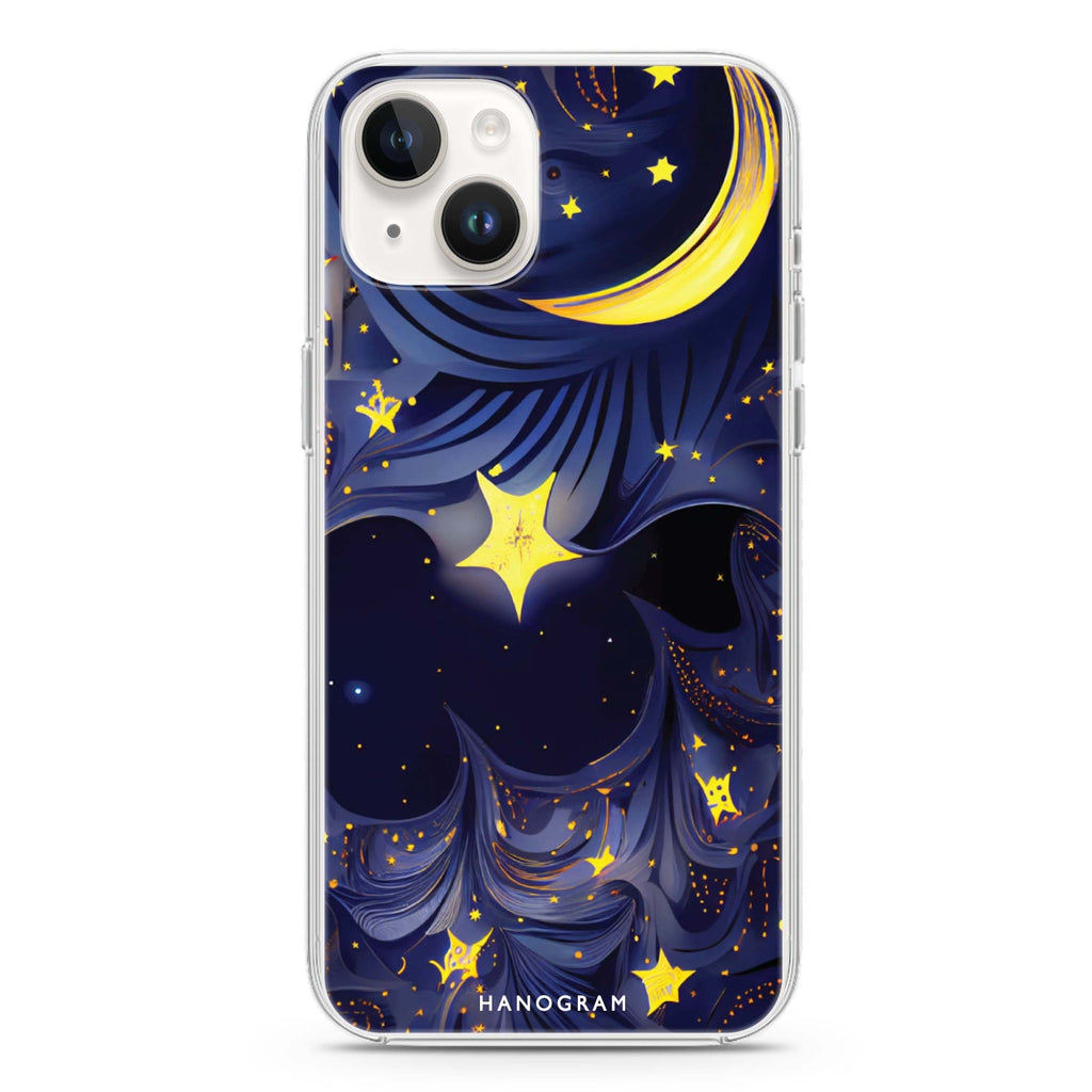 Moon & Star iPhone 14 Magsafe 兼容水晶透明保護殼