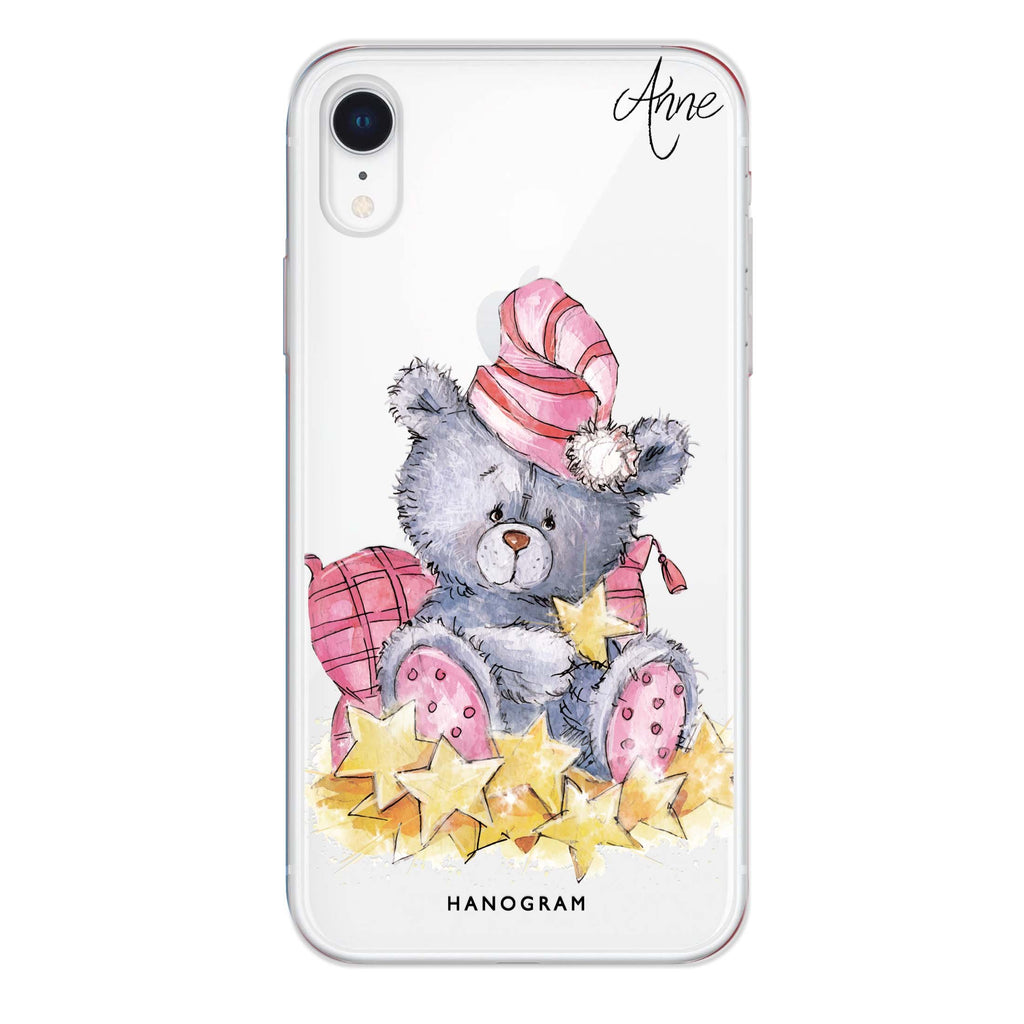 Star Bear iPhone XR 水晶透明保護殼
