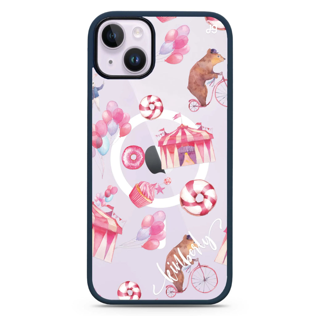 Red Circus iPhone 14 Plus Magsafe 兼容防衝擊保護殼