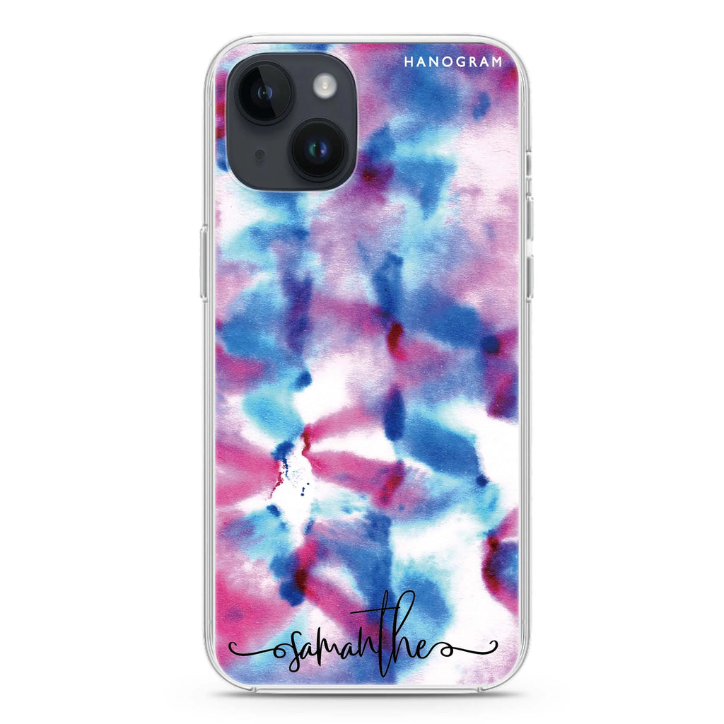 Psychedelic Light iPhone 14 Plus Magsafe 兼容水晶透明保護殼