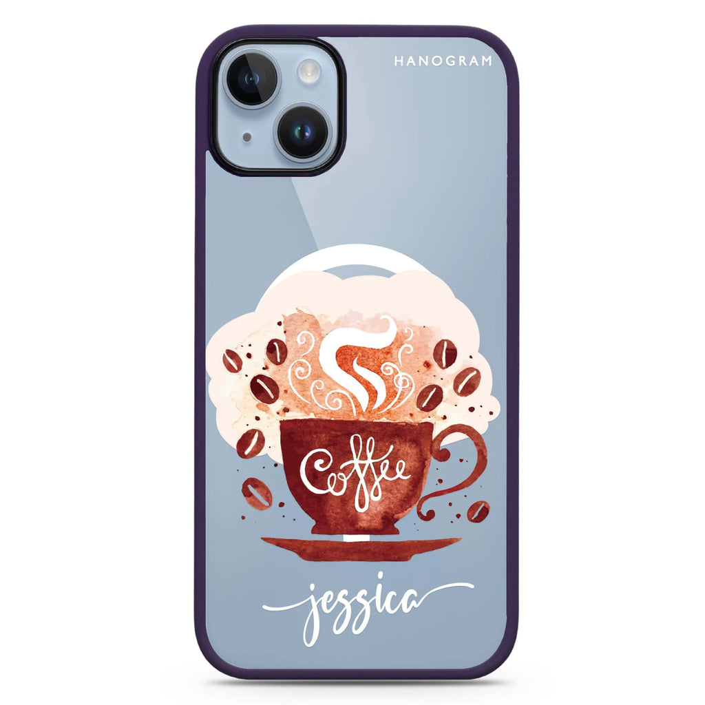 Fragrant coffee iPhone 14 Plus Magsafe 兼容防衝擊保護殼