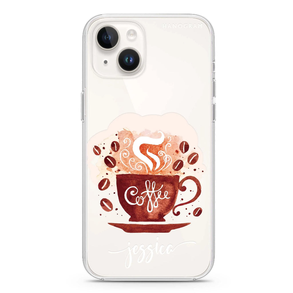 Fragrant coffee iPhone 14 水晶透明保護殼