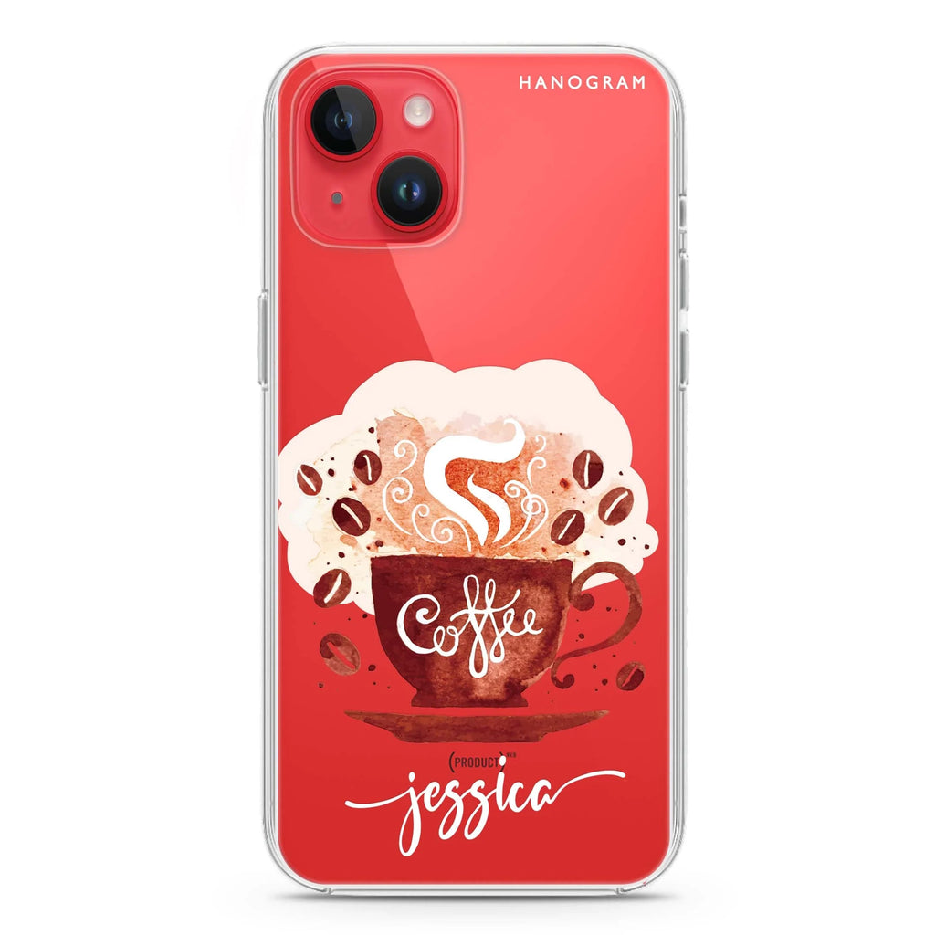 Fragrant coffee iPhone 14 plus 水晶透明保護殼