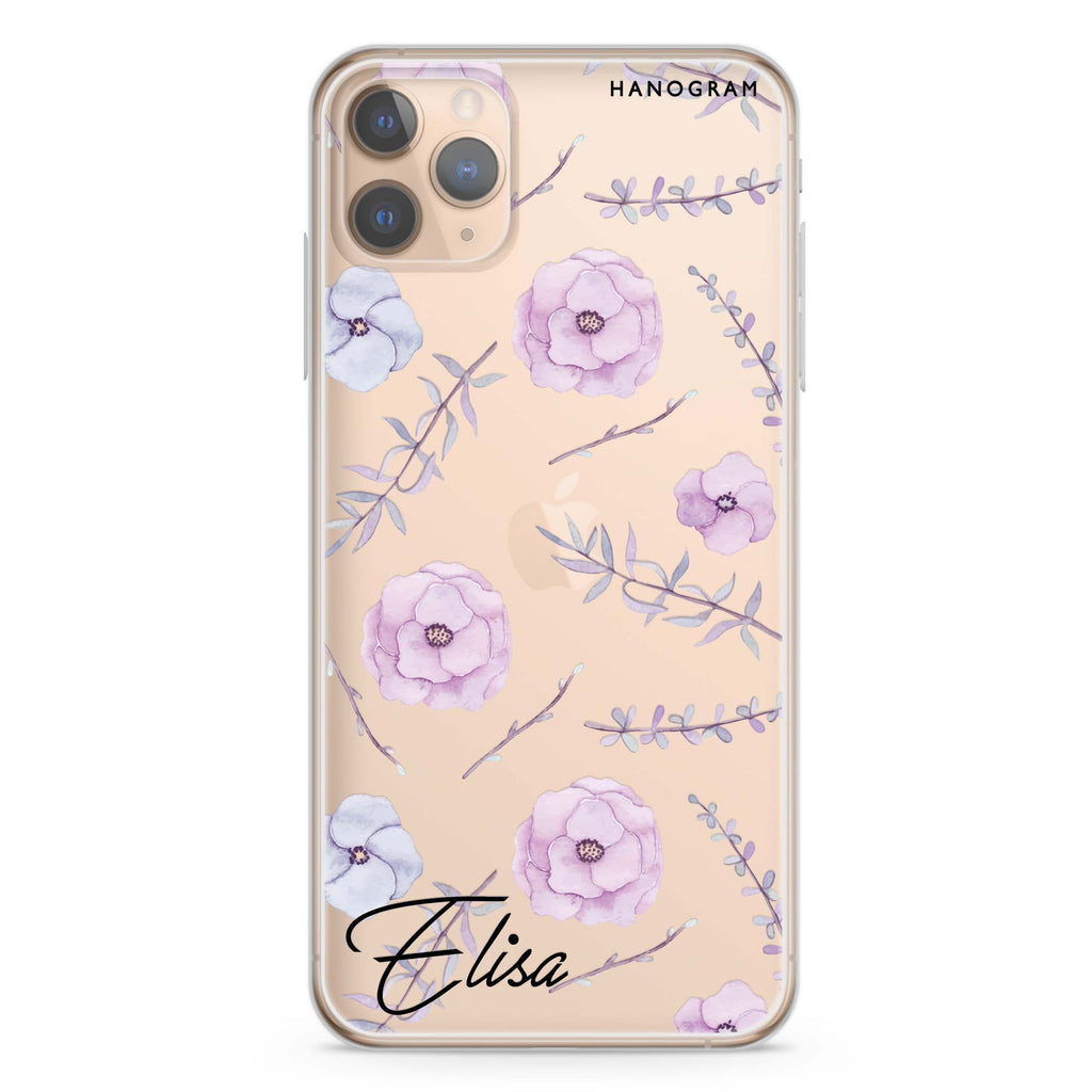Vibrant Floral iPhone 11 Pro Max 水晶透明保護殼