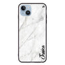 White Marble – Deep Love iPhone 14 超薄強化玻璃殻