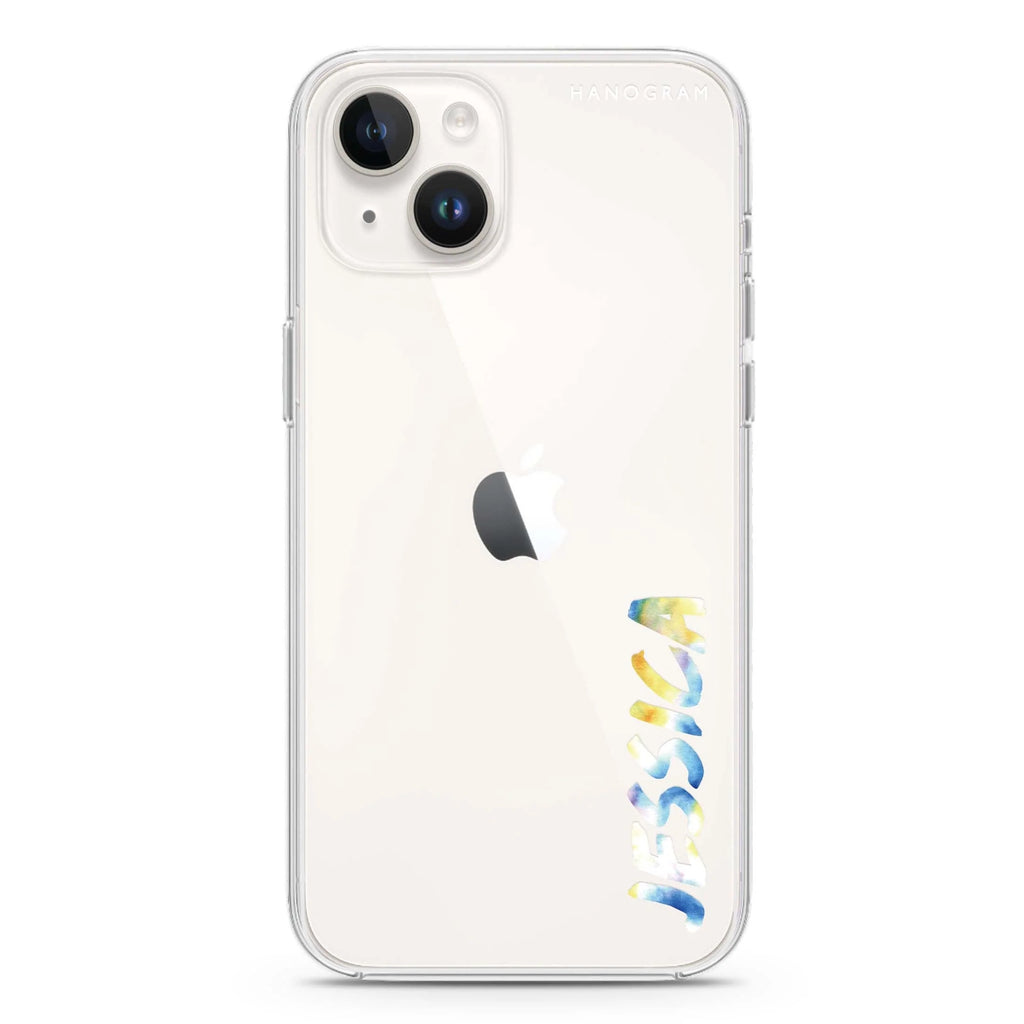 My Watercolour Name iPhone 14 水晶透明保護殼