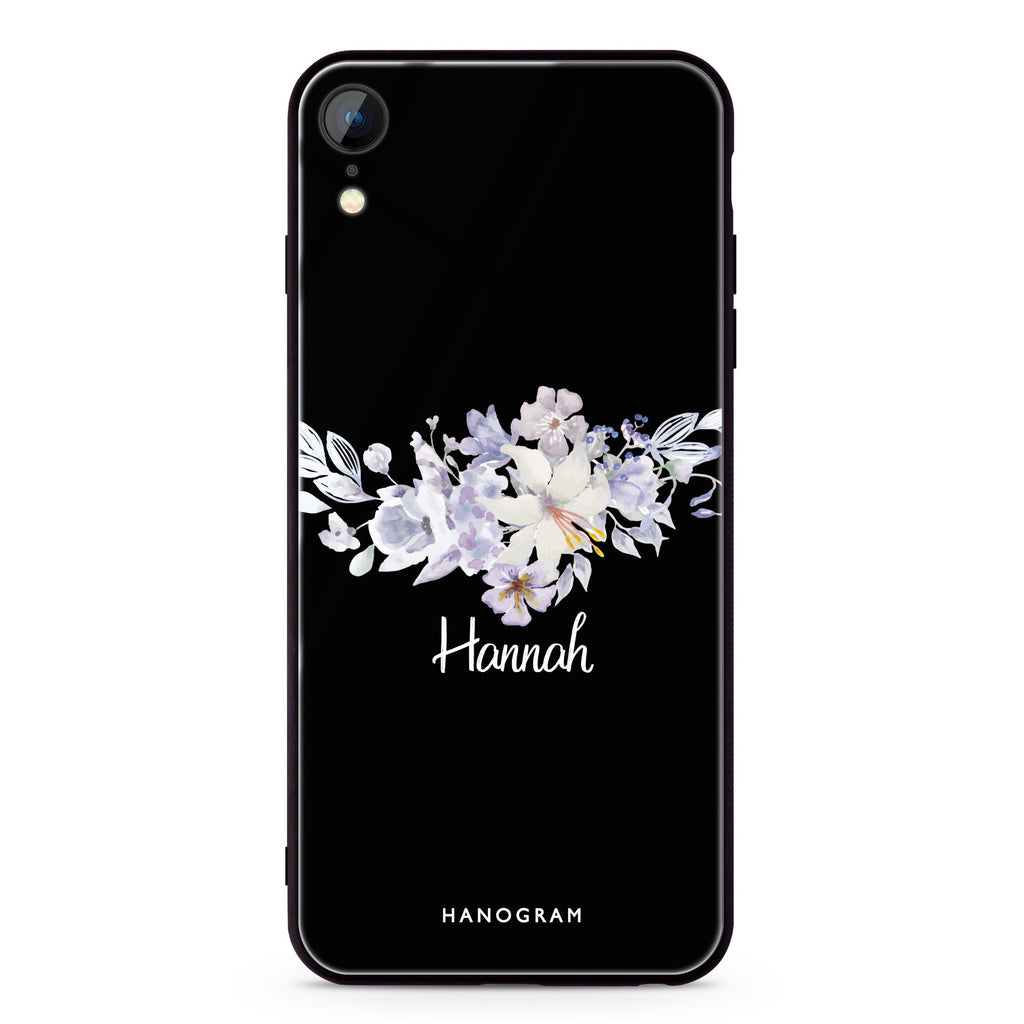 Serene Flowers & Me iPhone XR 超薄強化玻璃殻