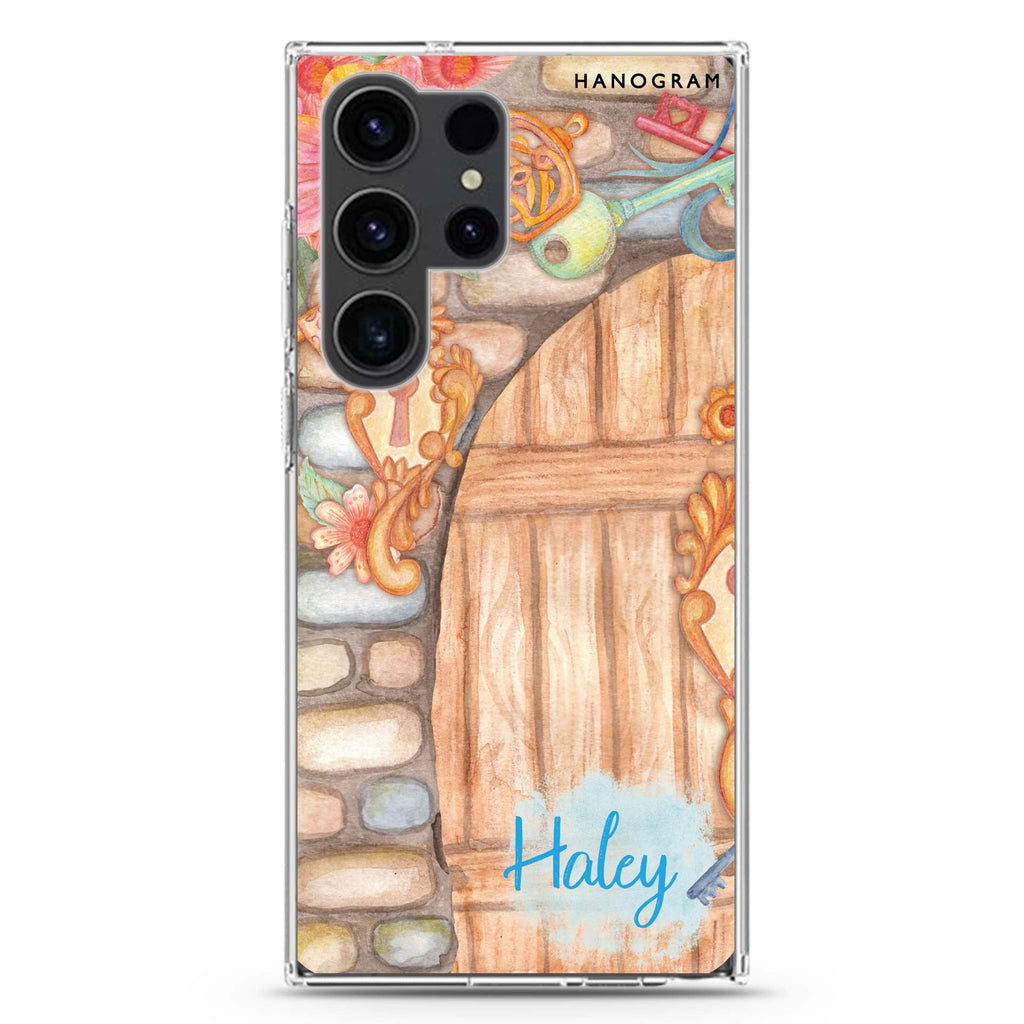 Love Castle I Samsung Galaxy Ultra 可加名字透明保護殼，適用 S26/S25/S24/S23 Ultra，圖1