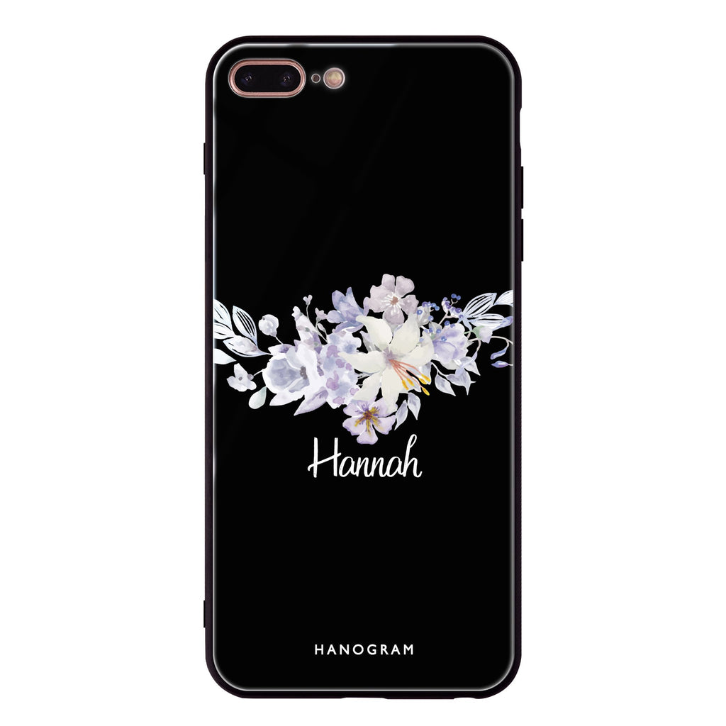 Serene Flowers & Me iPhone 8 Plus 超薄強化玻璃殻