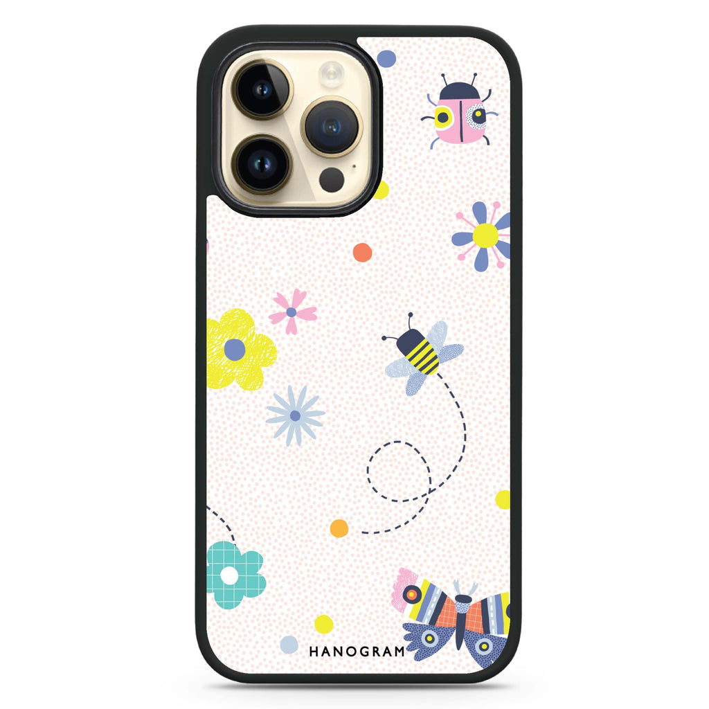Cute Floral Magsafe 兼容防衝擊保護殼