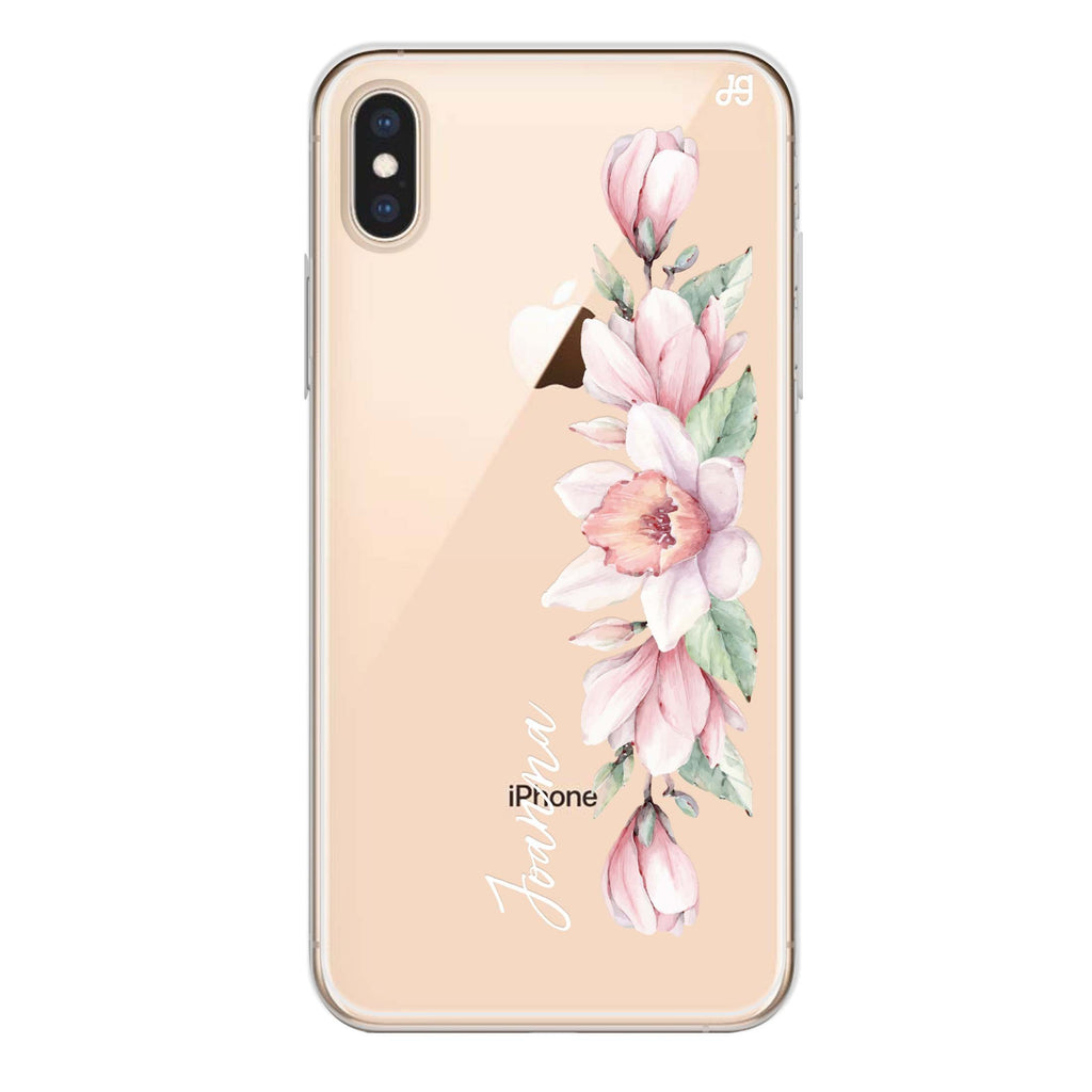 Floral and Me iPhone XS 水晶透明保護殼