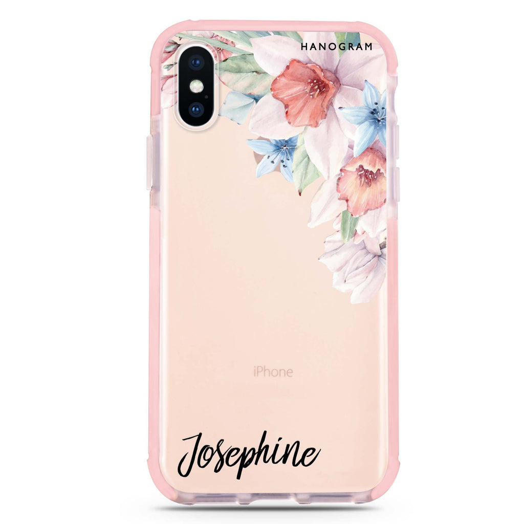 Glamour Floral iPhone XS Max 吸震防摔保護殼