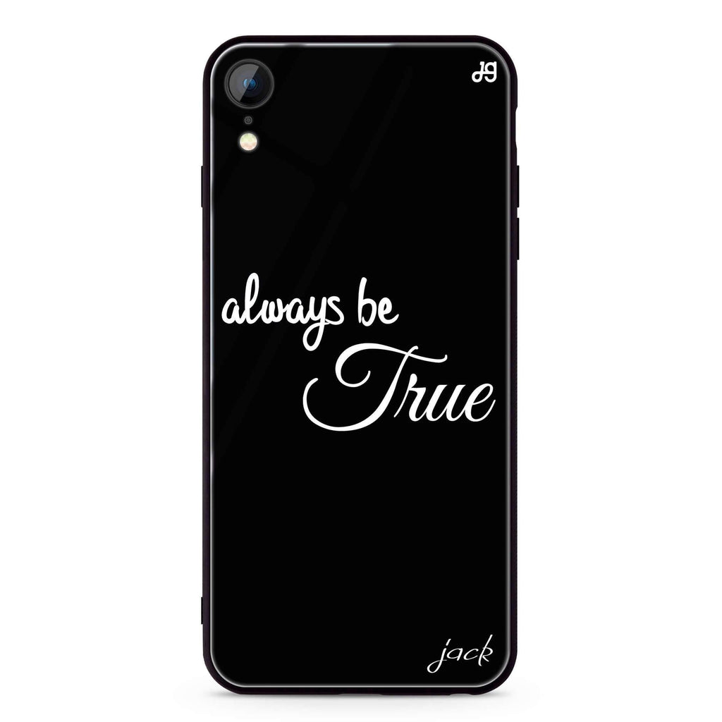 Always be true love with passion II iPhone XR 超薄強化玻璃殻