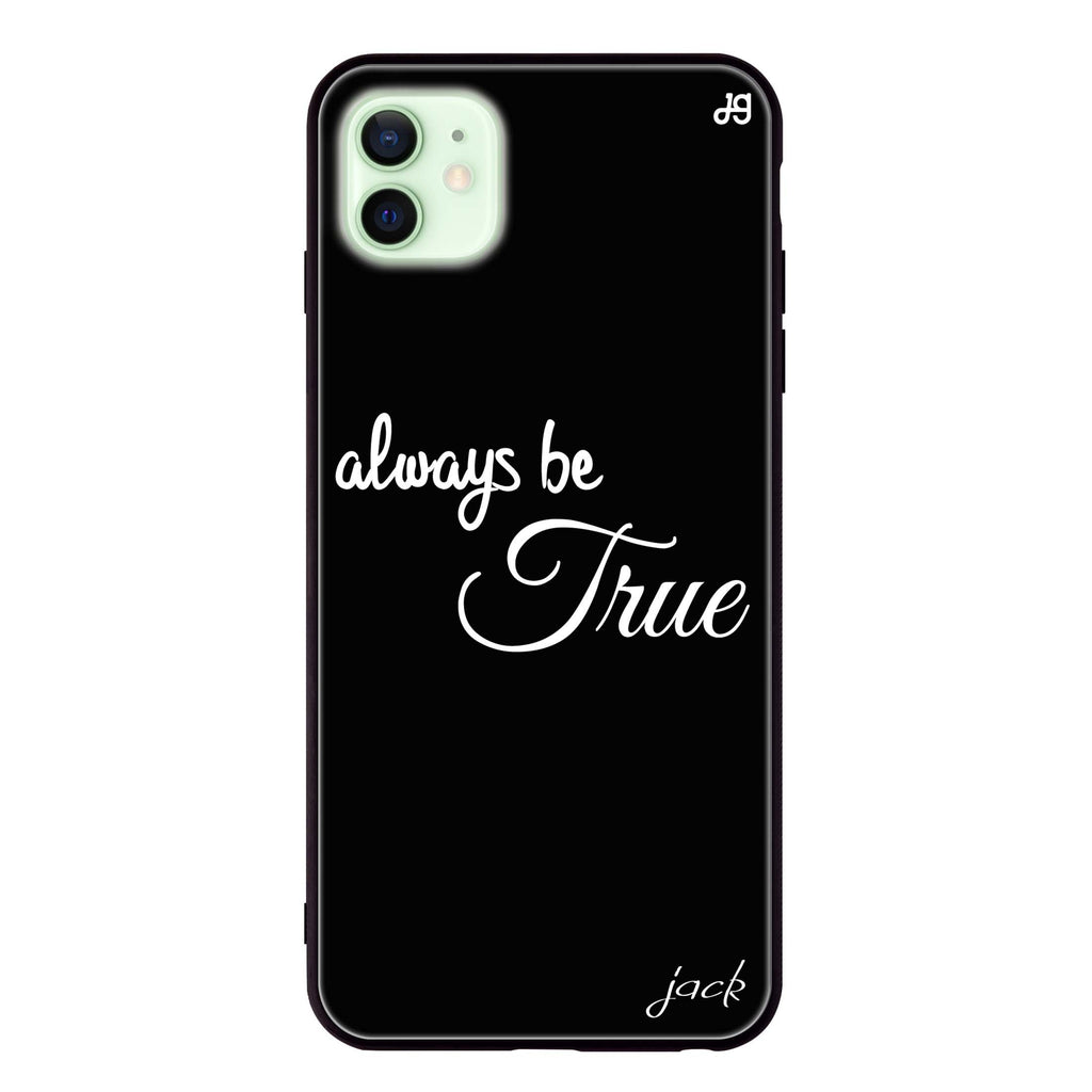 Always be true love with passion II iPhone 12 超薄強化玻璃殻