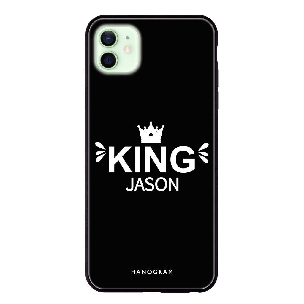 I am the king iPhone 12 超薄強化玻璃殻