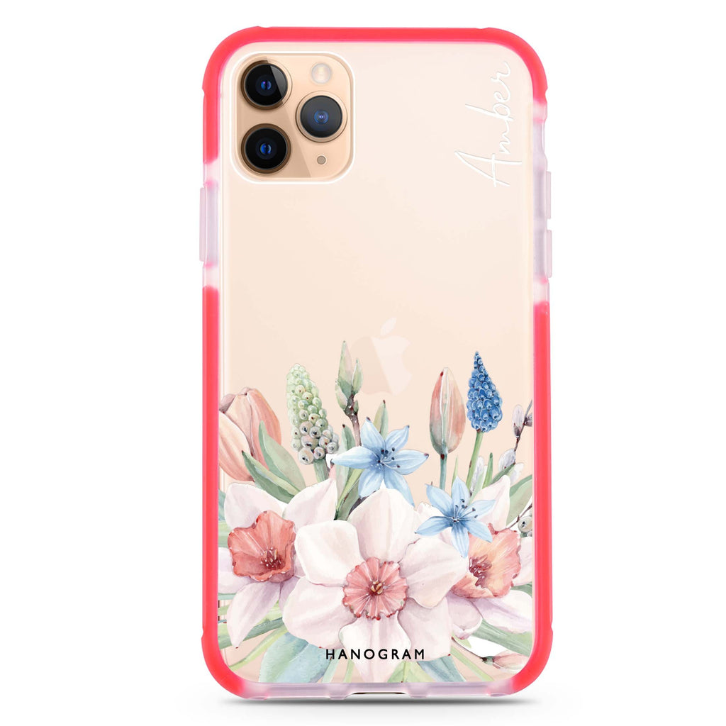 My Glamour Floral iPhone 11 Pro Max 吸震防摔保護殼