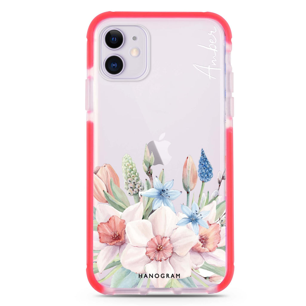 My Glamour Floral iPhone 11 吸震防摔保護殼