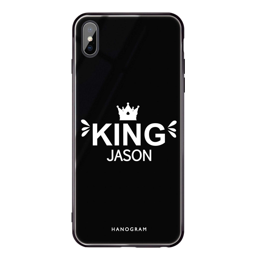 I am the king iPhone X 超薄強化玻璃殻