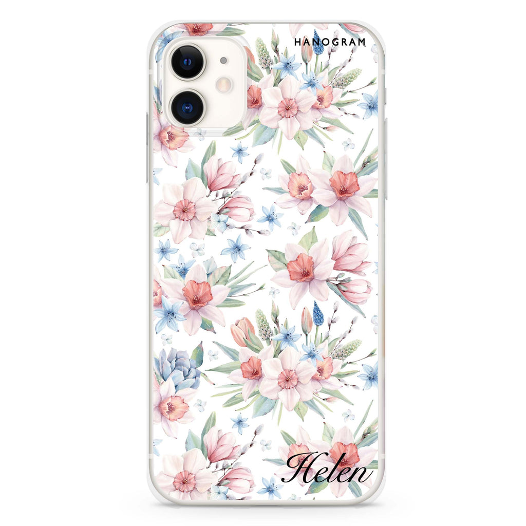 Glamour Floral World iPhone 11 水晶透明保護殼