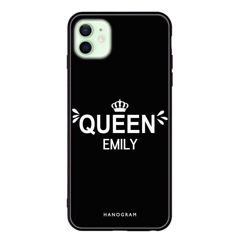 I am the queen iPhone 12 超薄強化玻璃殻