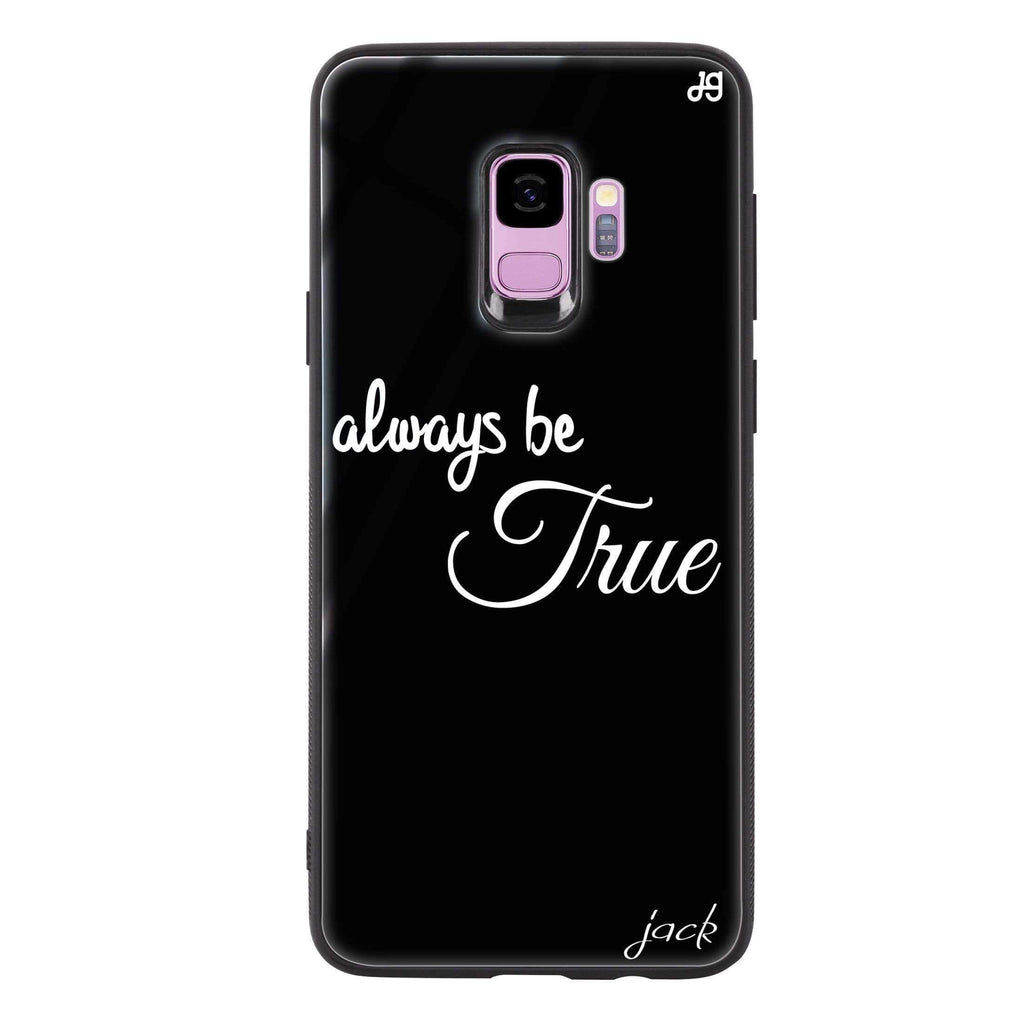 Always be true love with passion II Samsung S9 超薄強化玻璃殻