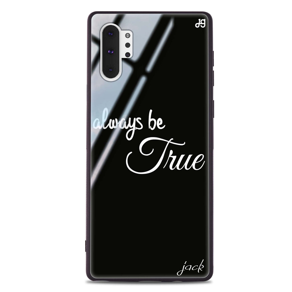Always be true love with passion II Samsung Note 10 Plus 超薄強化玻璃殻