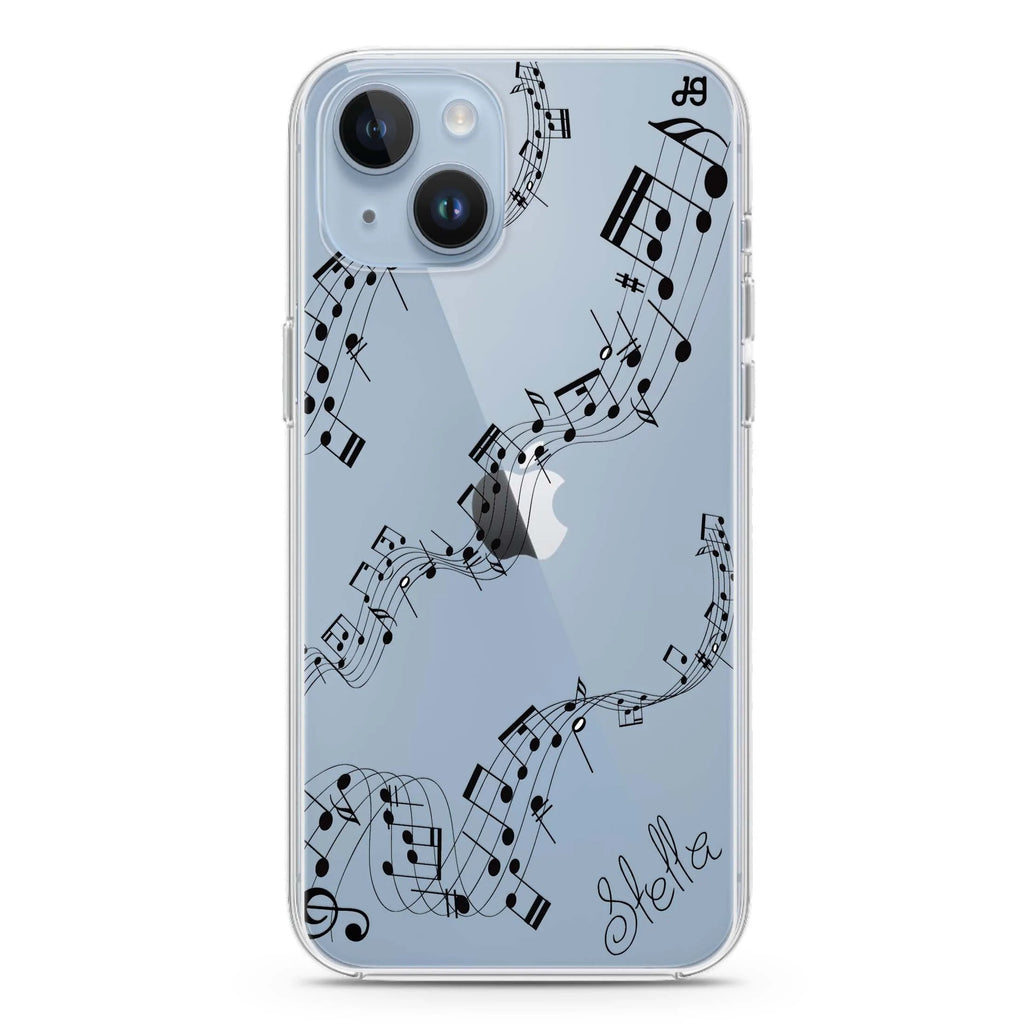 Music iPhone 14 水晶透明保護殼