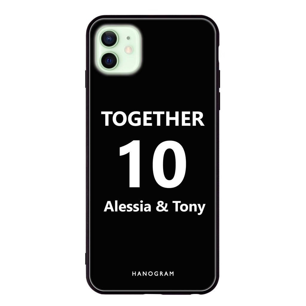 Love story I iPhone 12 超薄強化玻璃殻
