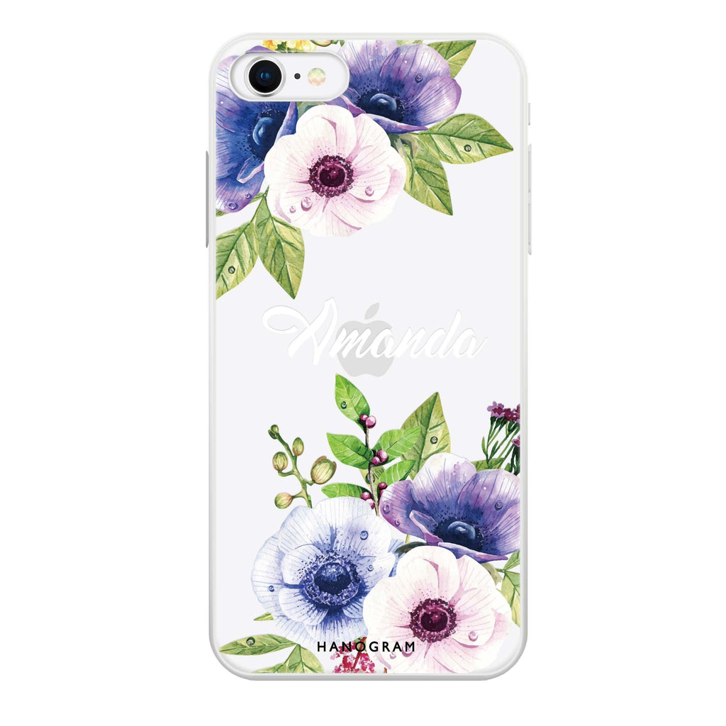 Blooming Flowers iPhone SE 透明軟保護殻