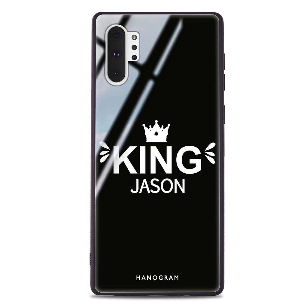 I am the king Samsung Note 10 Plus 超薄強化玻璃殻