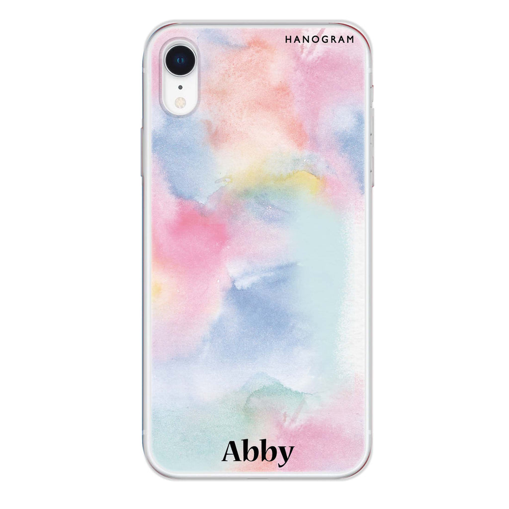 Magic Watercolour iPhone XR 水晶透明保護殼