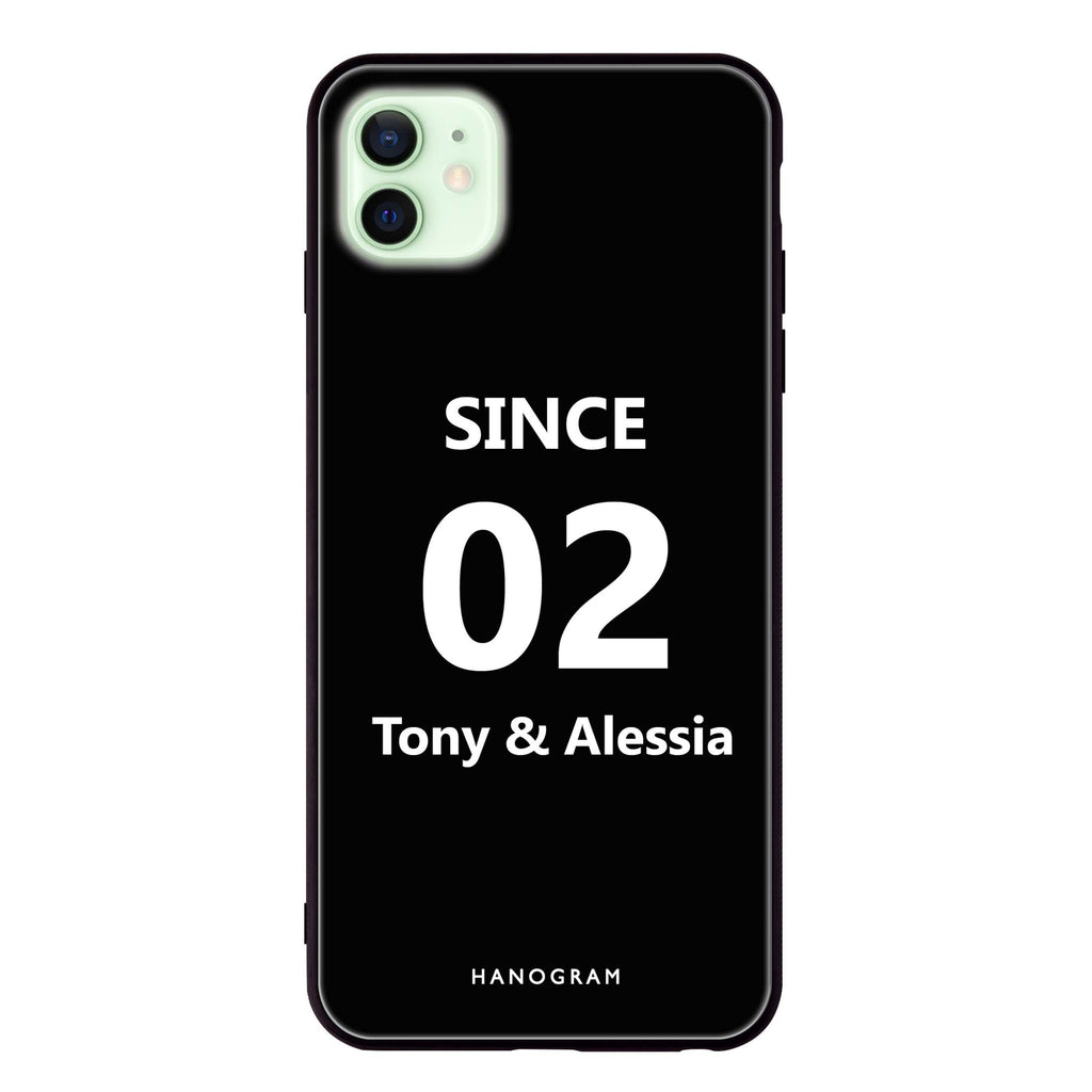 Love story II iPhone 12 mini 超薄強化玻璃殻