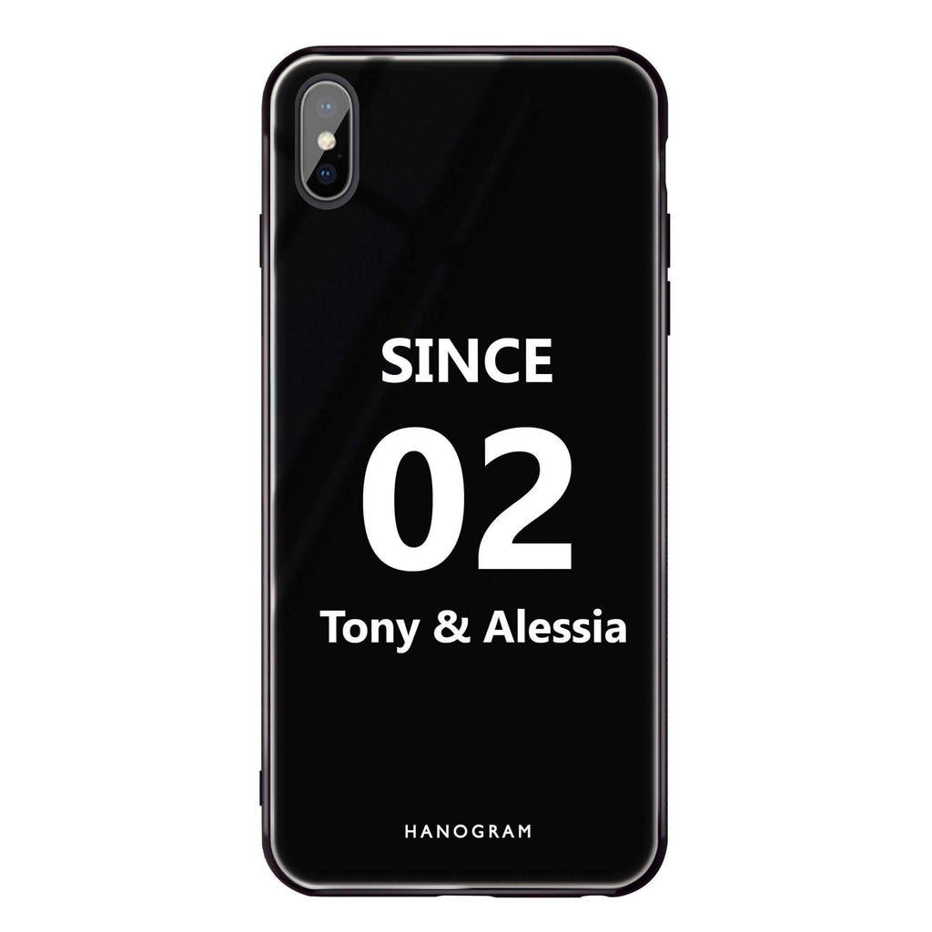 Love story II iPhone XS 超薄強化玻璃殻