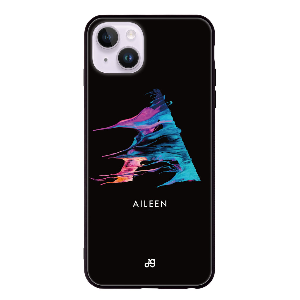 Watercolor Monogram iPhone 14 超薄強化玻璃殻