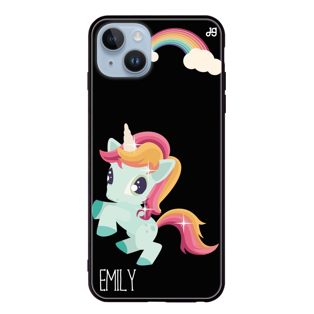 Lovely Unicorn II iPhone 13 超薄強化玻璃殻