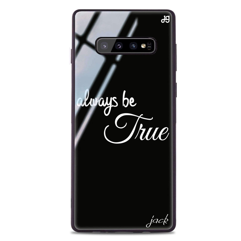 Always be true love with passion II Samsung S10 超薄強化玻璃殻