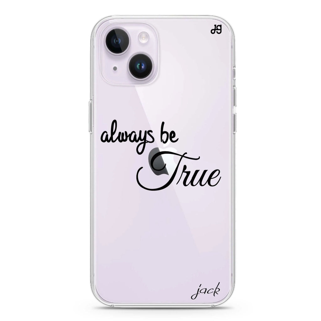 Always be true love with passion I iPhone 14 水晶透明保護殼