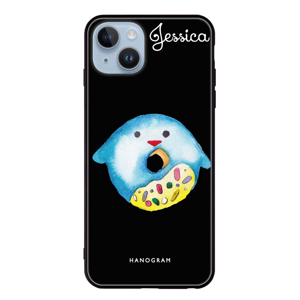 Sweet donut penguin iPhone 14 超薄強化玻璃殻