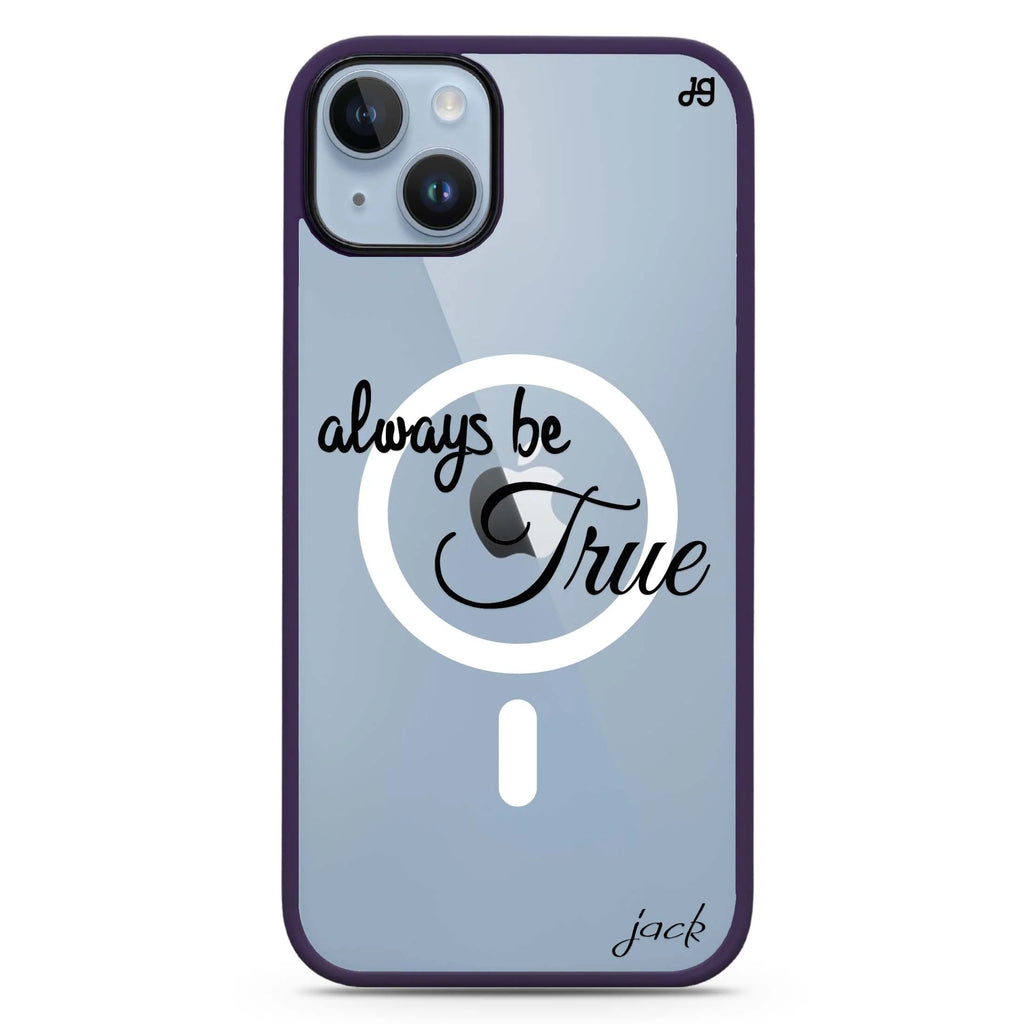 Always be true love with passion I iPhone 14 Plus Magsafe 兼容防衝擊保護殼