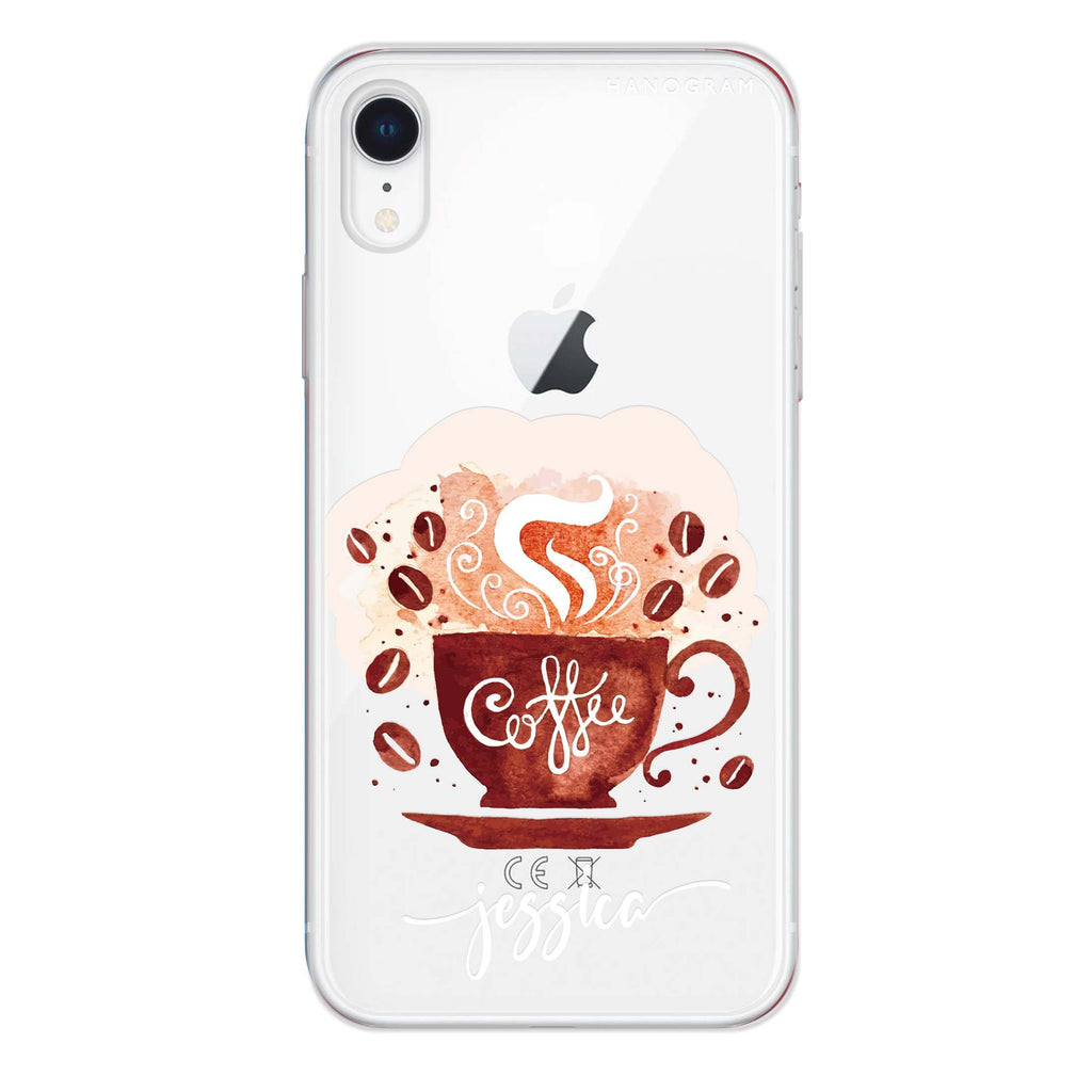 Fragrant coffee iPhone XR 水晶透明保護殼