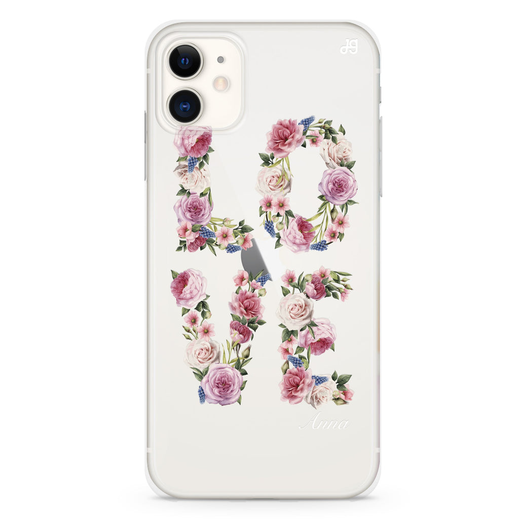 L.O.V.E iPhone 11 水晶透明保護殼