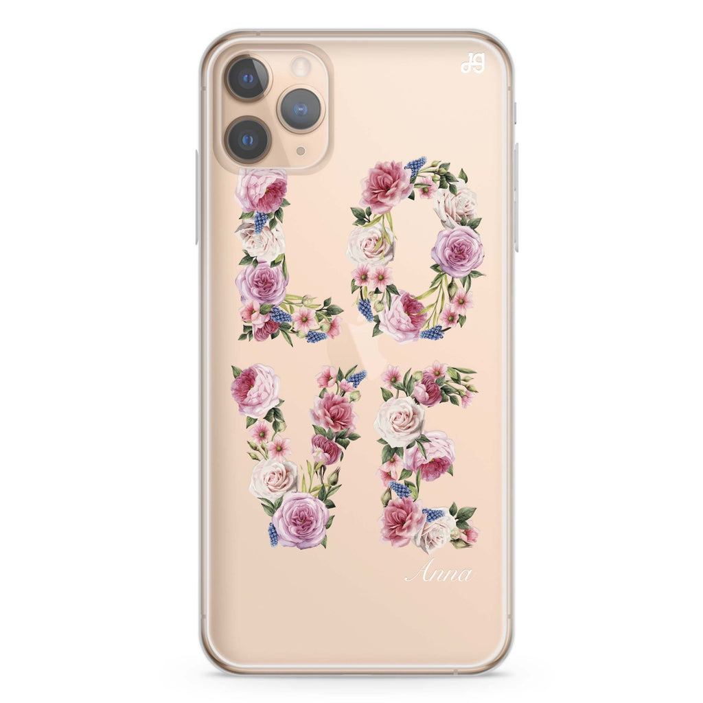 L.O.V.E iPhone 11 Pro Max 水晶透明保護殼