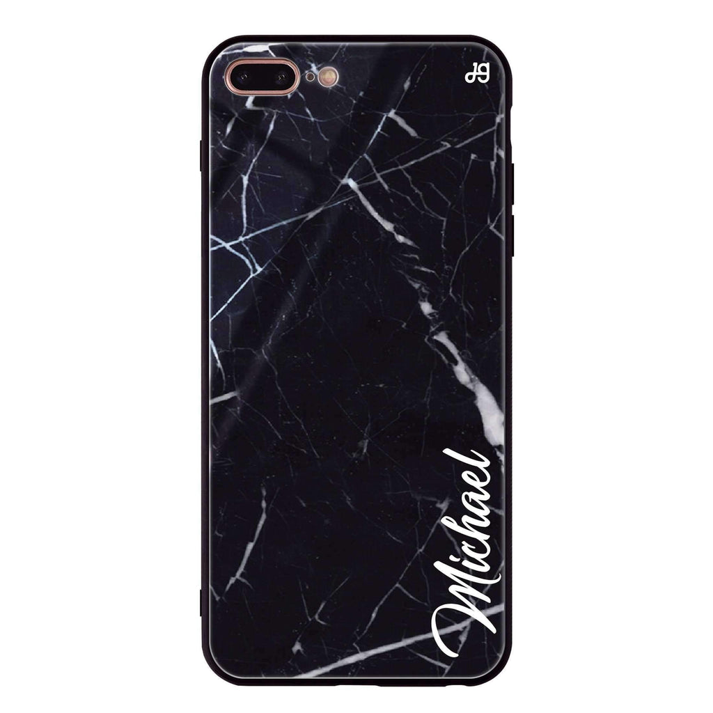 Black Marble – Deep Love iPhone 8 Plus 超薄強化玻璃殻