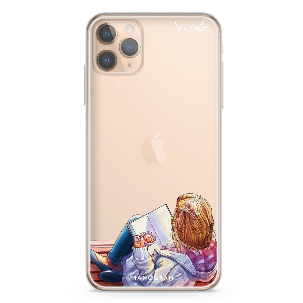 Relax With My Coffee iPhone 11 Pro Max 水晶透明保護殼