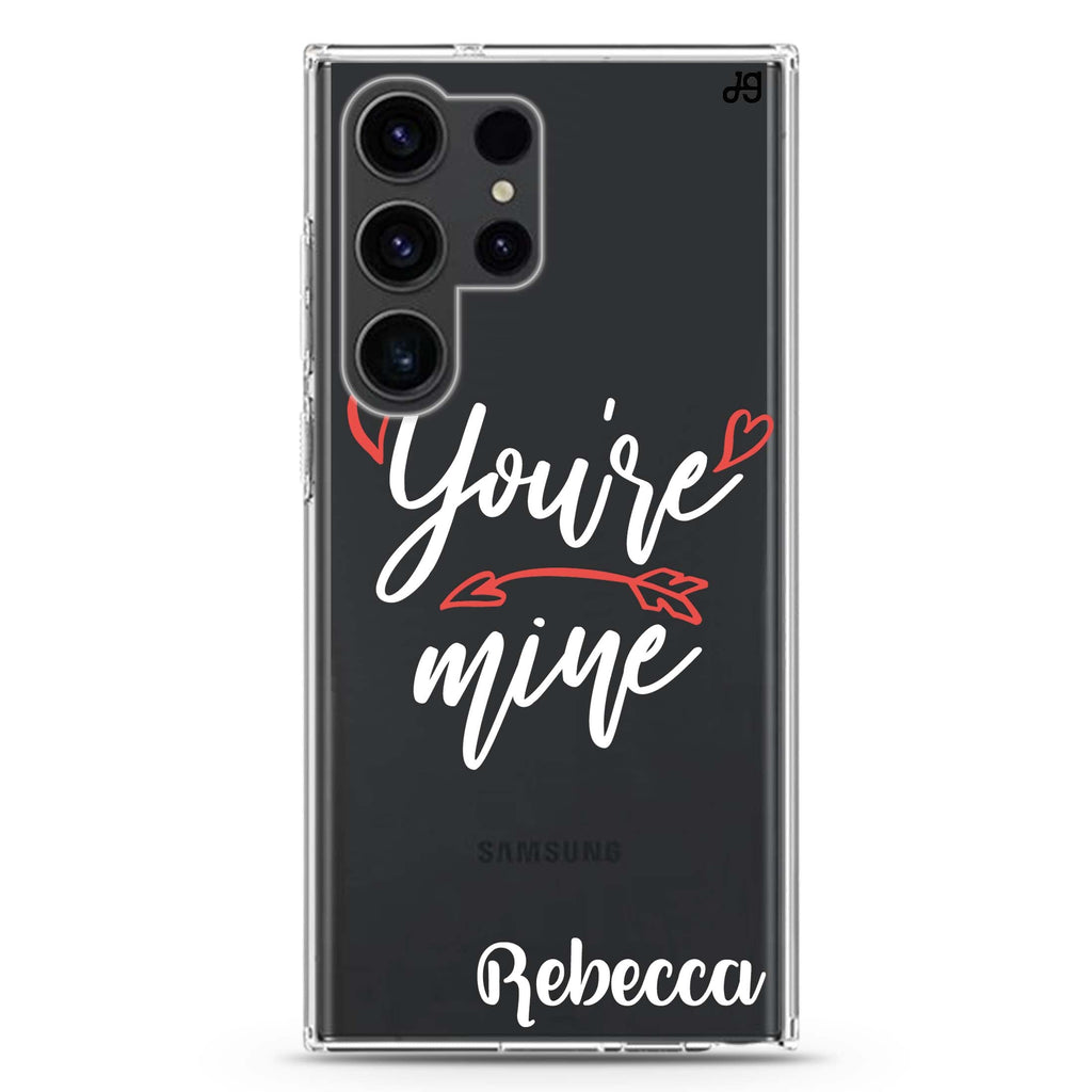 You are mine II Samsung Galaxy Ultra 可加名字透明保護殼，適用 S26/S25/S24/S23 Ultra，圖1