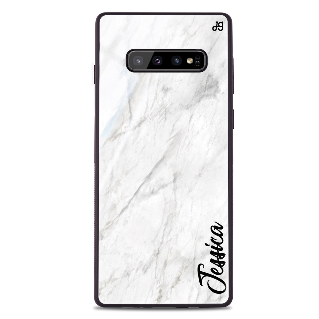 White Marble – Deep Love Samsung 超薄強化玻璃殻