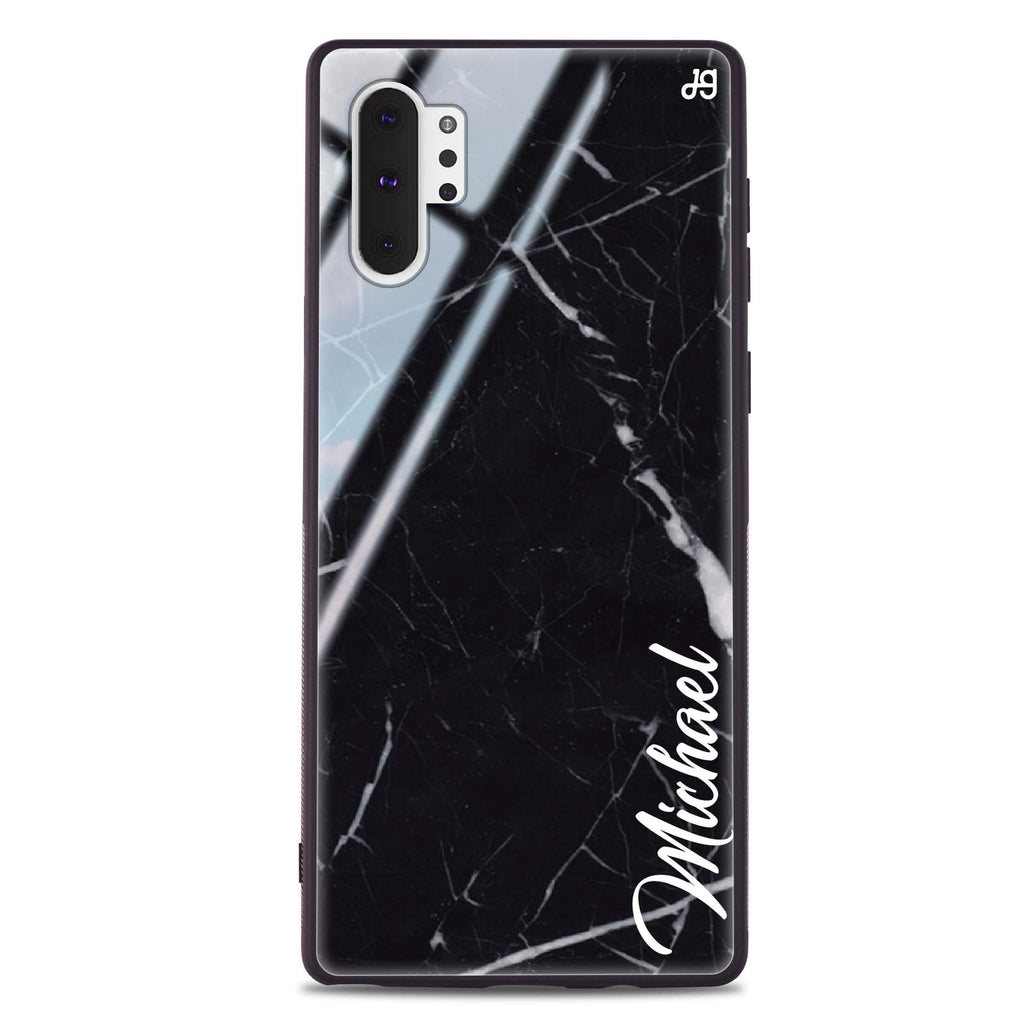 Black Marble – Deep Love Samsung Note 10 Plus 超薄強化玻璃殻