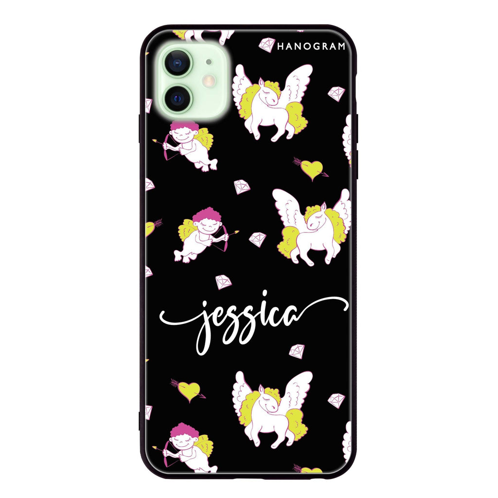 Angel & Unicorn iPhone 12 mini 超薄強化玻璃殻