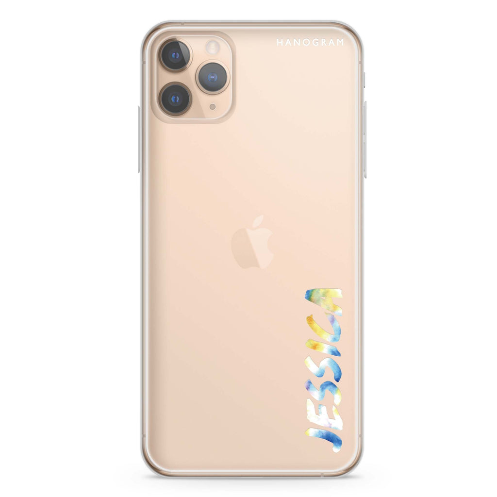 My Watercolour Name iPhone 11 Pro 水晶透明保護殼