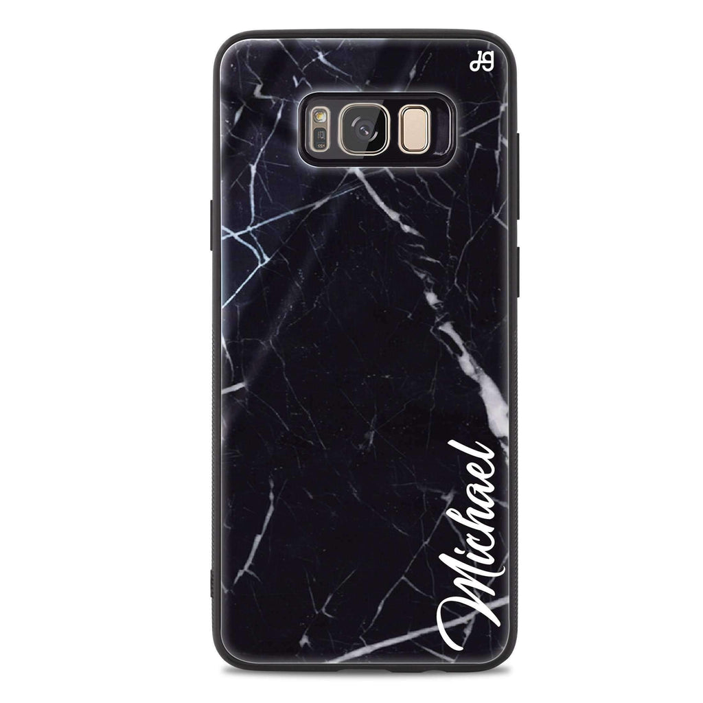 Black Marble – Deep Love Samsung S8 Plus 超薄強化玻璃殻